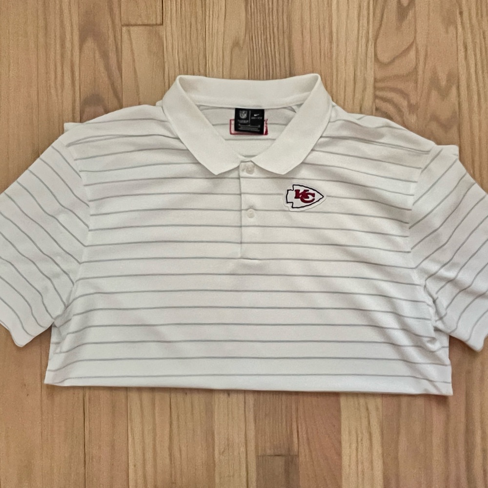 Nike Dri-Fit NFL Kansas City Chiefs On Field Men's Polo Size M